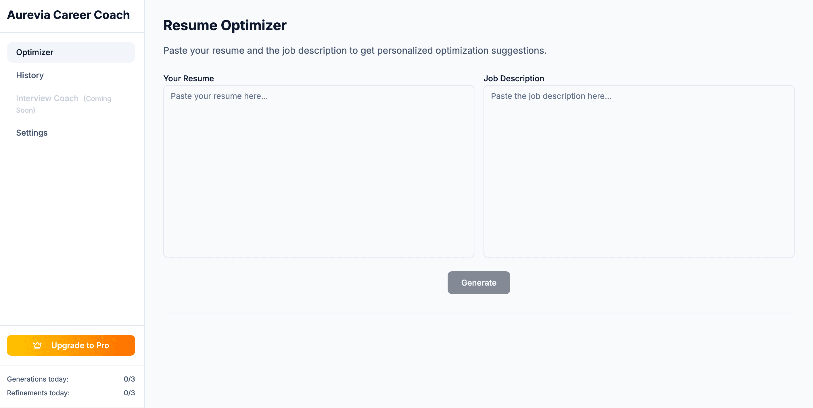 Aurevia Career Coach app preview